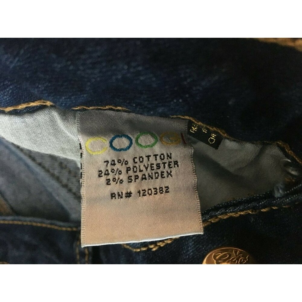 Coogi Capris Jeans Junior Size 11 12 American Flag Pockets - Picture 8 of 12